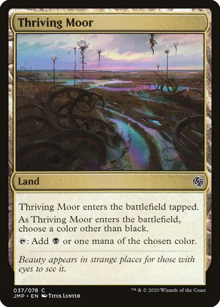 Thriving Moor, Magic card JMP 37 — Jumpstart set