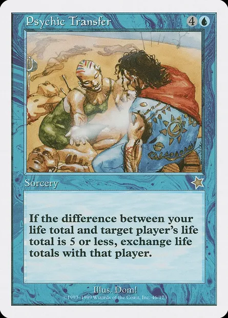 Transfert psychique, carte Magic S99 46 — extension Starter 1999