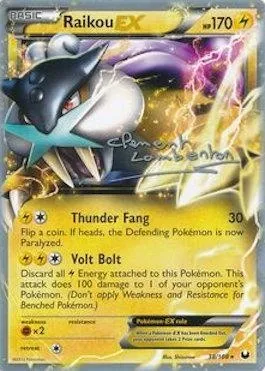 Raikou ex, carte Pokémon WCD13 038-2 — extension World Championship Decks 2013