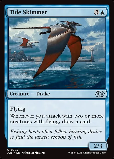 Tide Skimmer, Magic card J25 375 — Foundations Jumpstart set