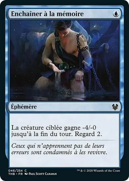 Enchaîner à la mémoire, carte Magic THB 46 — extension Theros Beyond Death