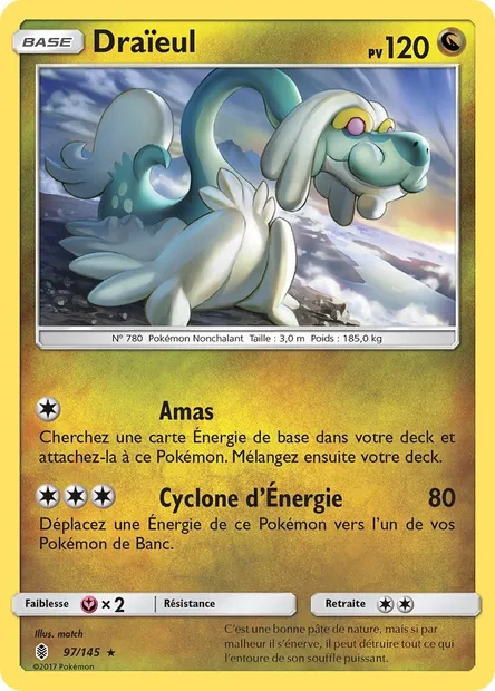 Draïeul, carte Pokémon GRI 97 — extension Gardiens Ascendants