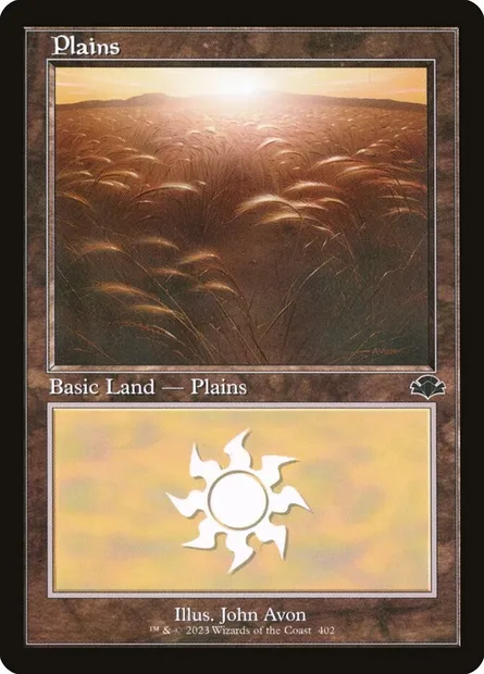 Plains, Magic card DMR 402 — Dominaria Remastered set