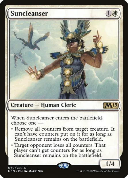 Suncleanser, Magic card M19 39 — Core Set 2019 set