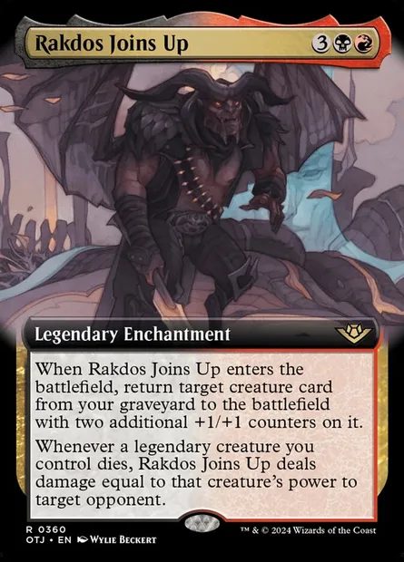 Rakdos Joins Up, Magic card OTJ 360 — Outlaws of Thunder Junction set