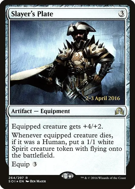 Slayer's Plate, Magic card PSOI 264s — Shadows over Innistrad Promos set