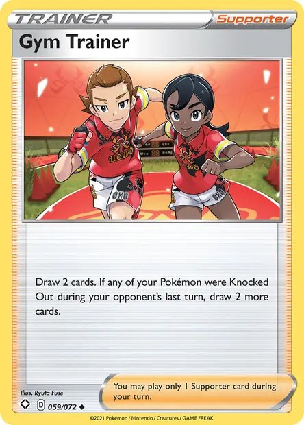 Gym Trainer, Pokémon card SHF 59 — Shining Fates set