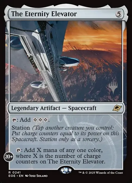 The Eternity Elevator, Magic card PEOE 241p — Edge of Eternities Promos set