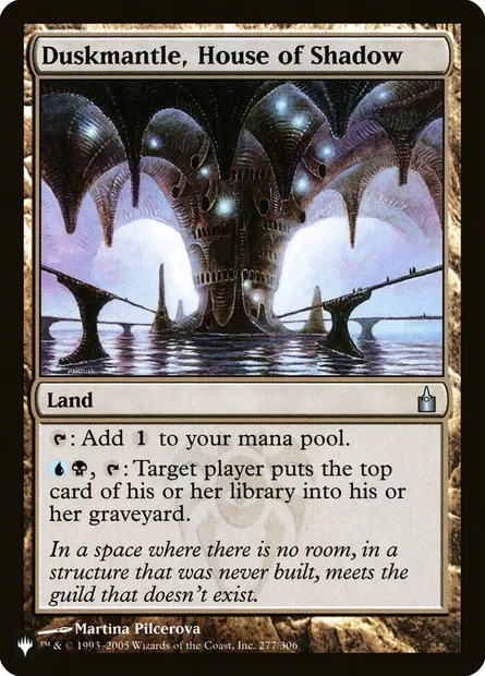 Duskmantle, House of Shadow, Magic card PLST RAV-277 — The List set