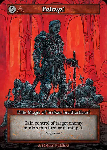 Betrayal, Sorcery card GOT 214 — Gothic set