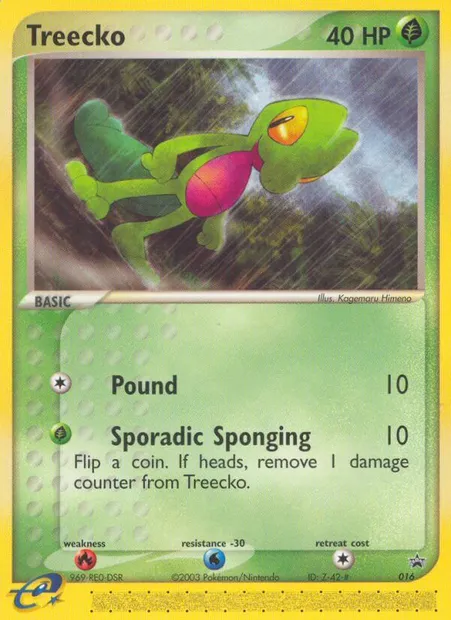 Arcko, carte Pokémon PR-NP 16 — extension Promo Nintendo
