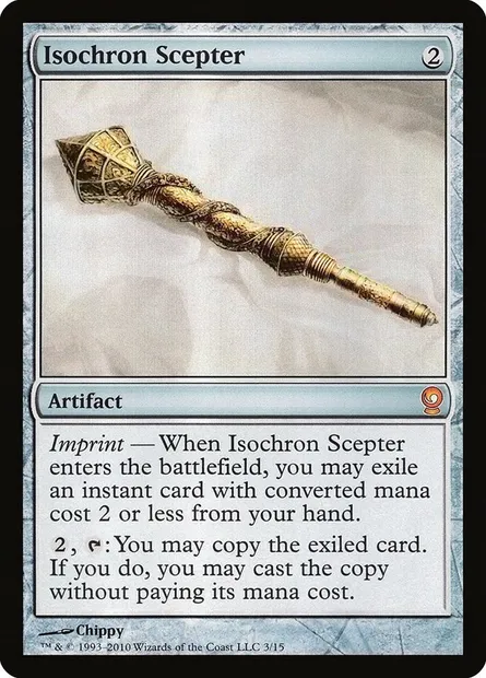 Isochron Scepter, Magic card V10 3 — From the Vault: Relics set