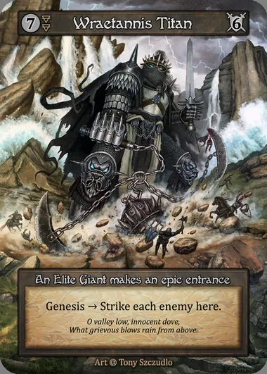 Wraetannis Titan, Sorcery card ALP 187 — Alpha set