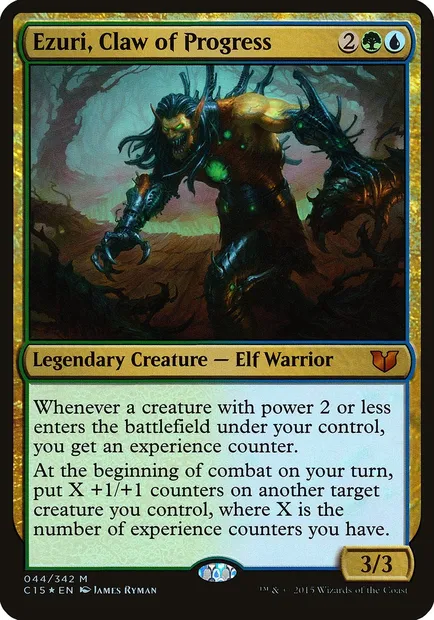Ezuri, Claw of Progress, Magic card OC15 44 — Commander 2015 Oversized set