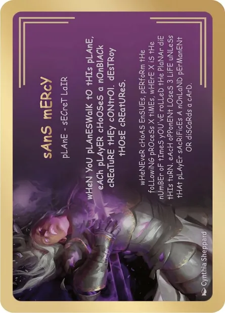 sAnS mERcY, Magic card PSSC 9 — Secret Lair Showcase Planes set