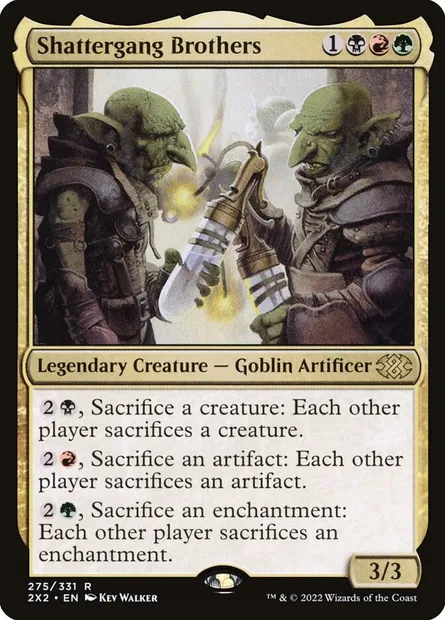 Shattergang Brothers, Magic card 2X2 275 — Double Masters 2022 set