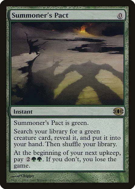 Summoner's Pact, Magic card FUT 139 — Future Sight set