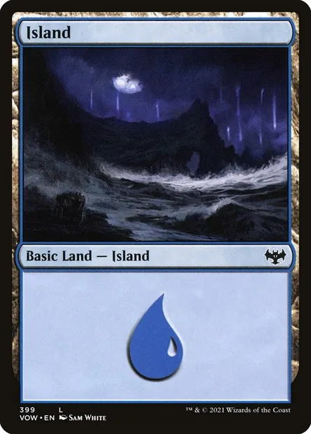 Island, Magic card VOW 399 — Innistrad: Crimson Vow set