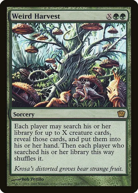 Étrange moisson, carte Magic 9ED 282★ — extension Neuvième Edition