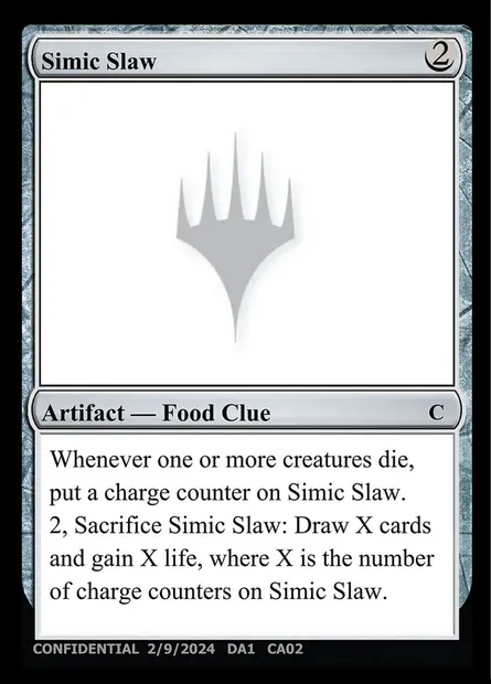 Simic Slaw, Magic card UNK CAb — Unknown Event set