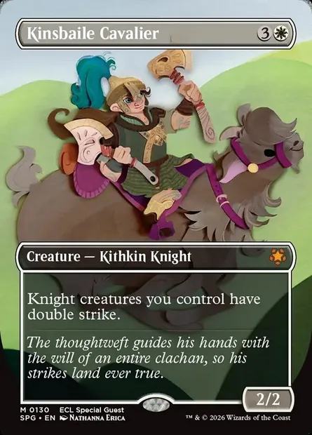 Kinsbaile Cavalier, Magic card SPG 130 — Special Guests set