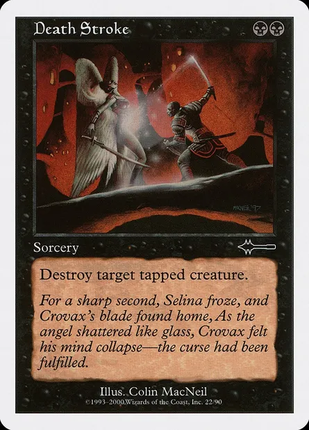 Death Stroke, Magic card BTD 22 — Beatdown Box Set set