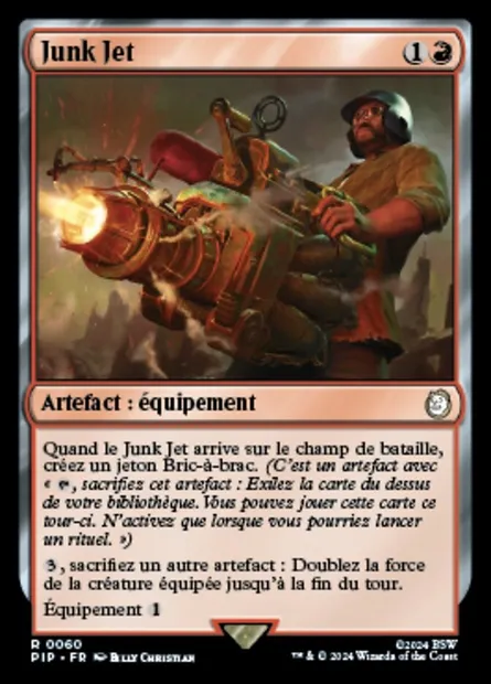 Junk Jet, carte Magic PIP 60 — extension Fallout