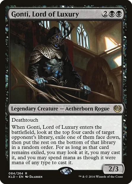 Gonti, Lord of Luxury, Magic card KLD 84 — Kaladesh set