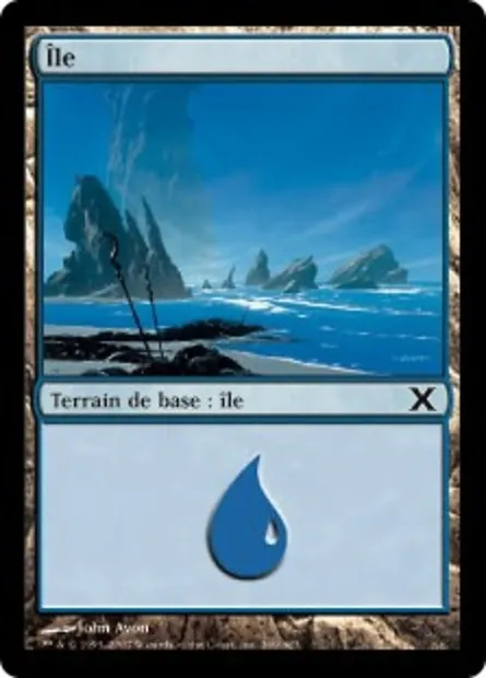 Île, carte Magic 10E 369 — extension Dixième édition