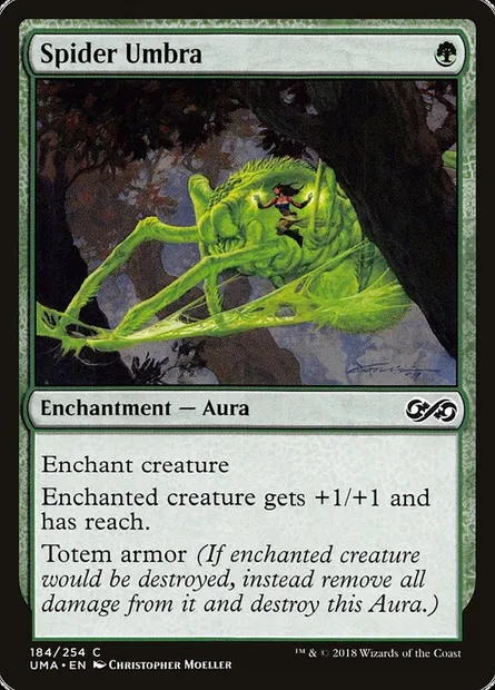 Spider Umbra, Magic card UMA 184 — Ultimate Masters set