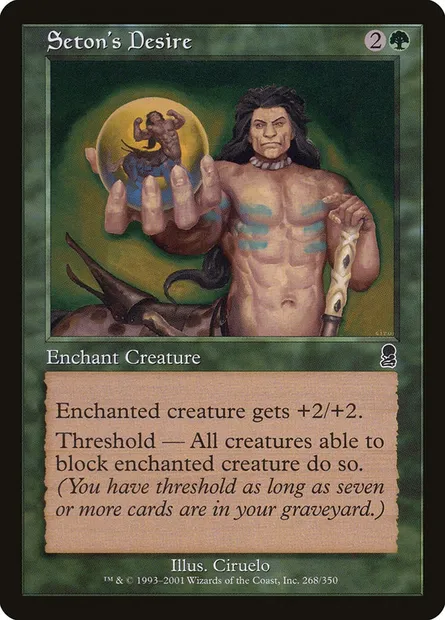 Seton's Desire, Magic card ODY 268 — Odyssey set