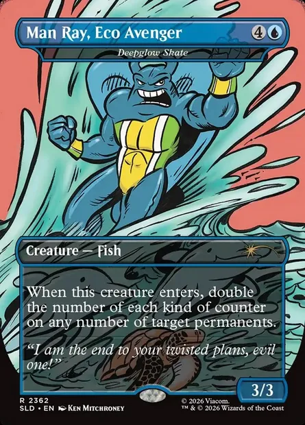 Deepglow Skate, Magic card SLD 2362 — Secret Lair Drop set