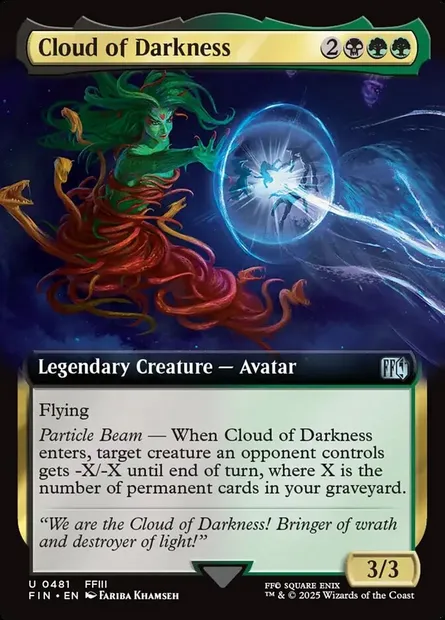 Cloud of Darkness, Magic card FIN 481 — Final Fantasy set