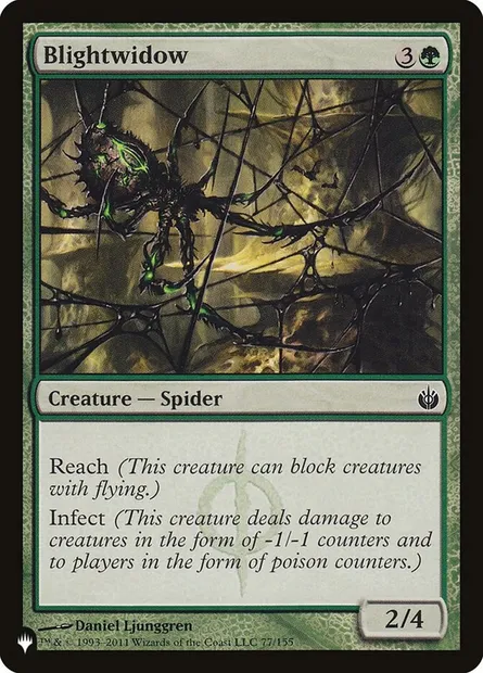 Blightwidow, Magic card PLST MBS-77 — The List set