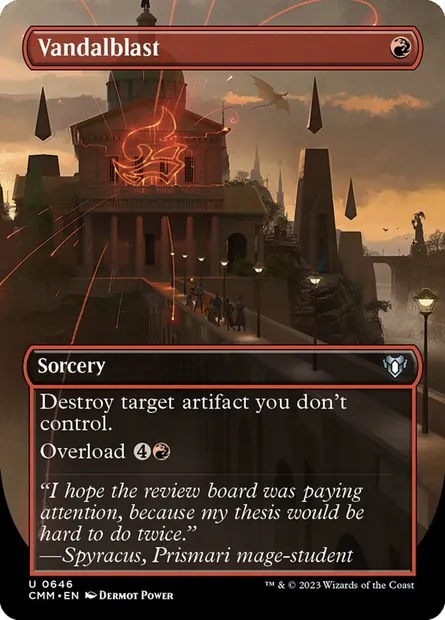 Vandalblast, Magic card CMM 646 — Commander Masters set
