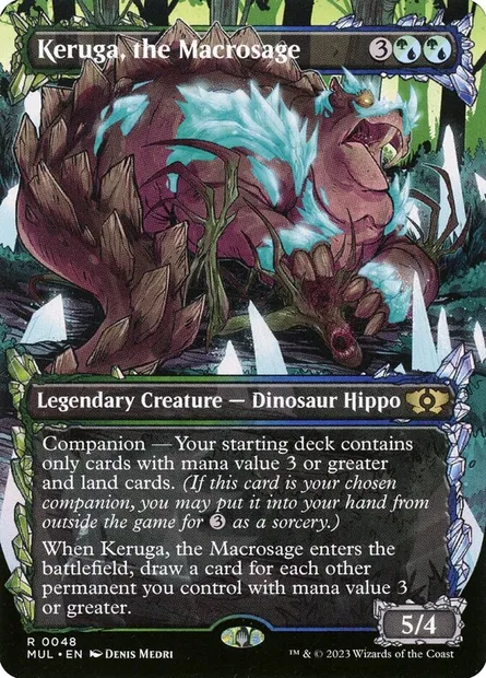 Keruga, the Macrosage, Magic card MUL 48 — Multiverse Legends set