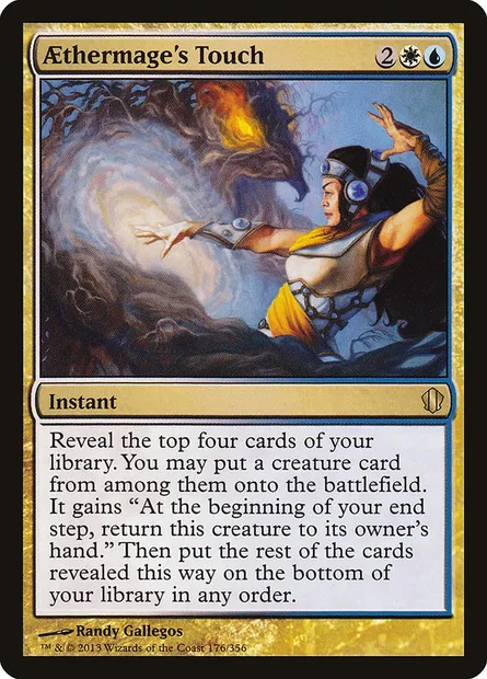 Aethermage's Touch, Magic card C13 176 — Commander 2013 set