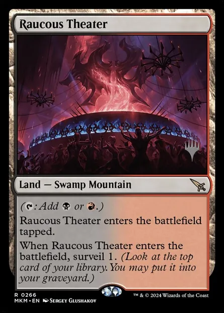 Raucous Theater, Magic card PMKM 266p — Murders at Karlov Manor Promos set