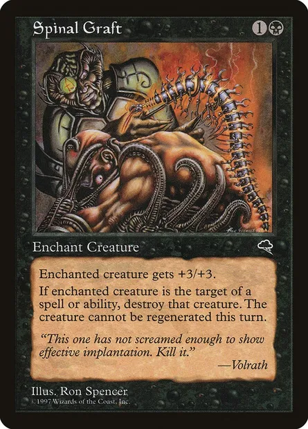 Spinal Graft, Magic card TMP 159 — Tempest set