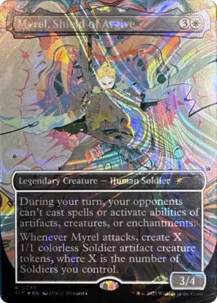 Myrel, bouclier d'Argive, carte Magic SLC 40 — extension Secret Lair Countdown
