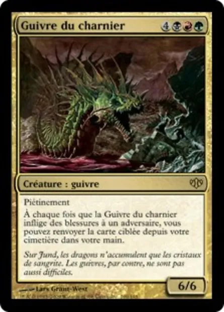 Guivre du charnier, carte Magic CON 100 — extension Conflux