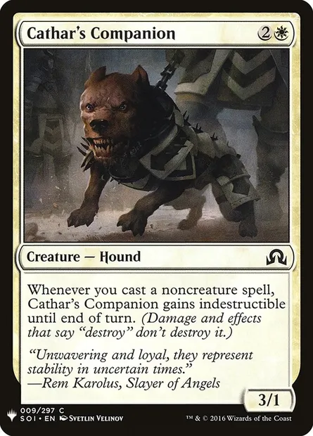 Compagnon du cathare, carte Magic PLST SOI-9 — extension The List