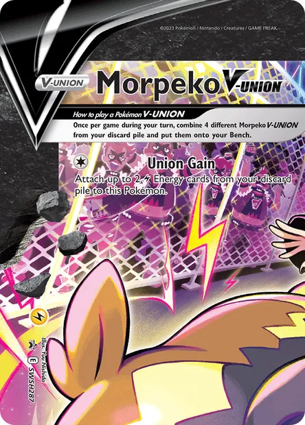 Morpeko V-UNION, Pokémon card SWSH 287 — SWSH Black Star Promos set