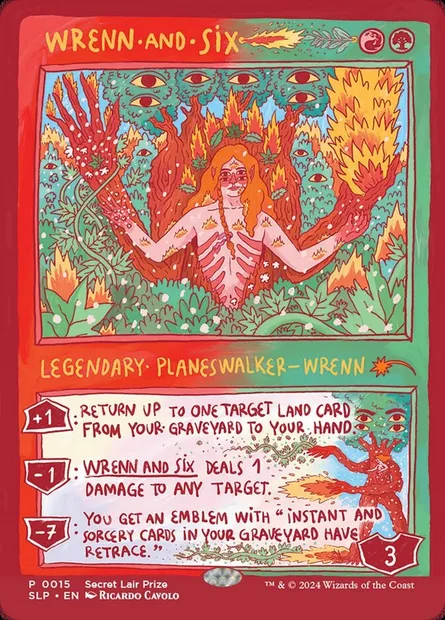 Wrenn et Six, carte Magic SLP 15 — extension Secret Lair Promo