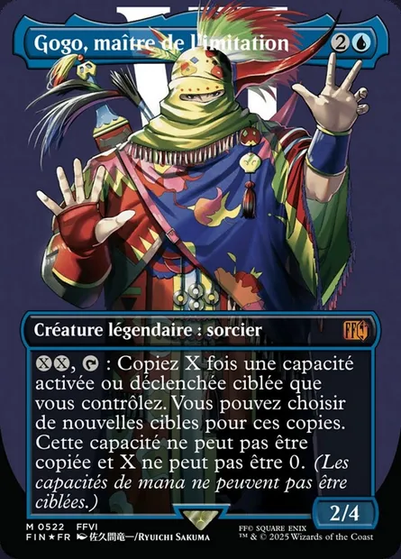Gogo, maître de l'imitation, carte Magic FIN 522 — extension Final Fantasy