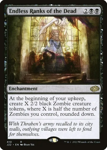 Endless Ranks of the Dead, Magic card J22 410 — Jumpstart 2022 set