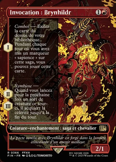 Invocation : Brynhildr, carte Magic FIN 366 — extension Final Fantasy