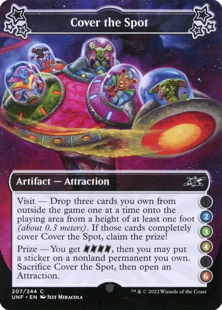 Cover the Spot, carte Magic UNF 207a — extension Unfinity