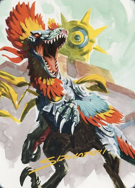 Pantlaza, Sun-Favored // Pantlaza, Sun-Favored, carte Magic ALCI 75 — extension The Lost Caverns of Ixalan Art Series