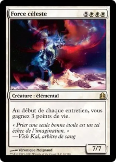 Force céleste, carte Magic CMD 10 — extension Commander 2011